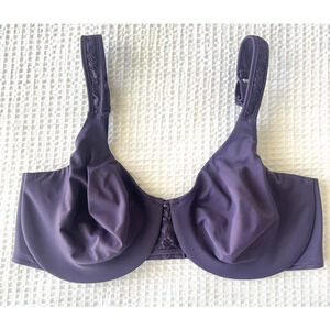 Olga Bra Size 38D Suddenly Smooth Sides Underwire 35076